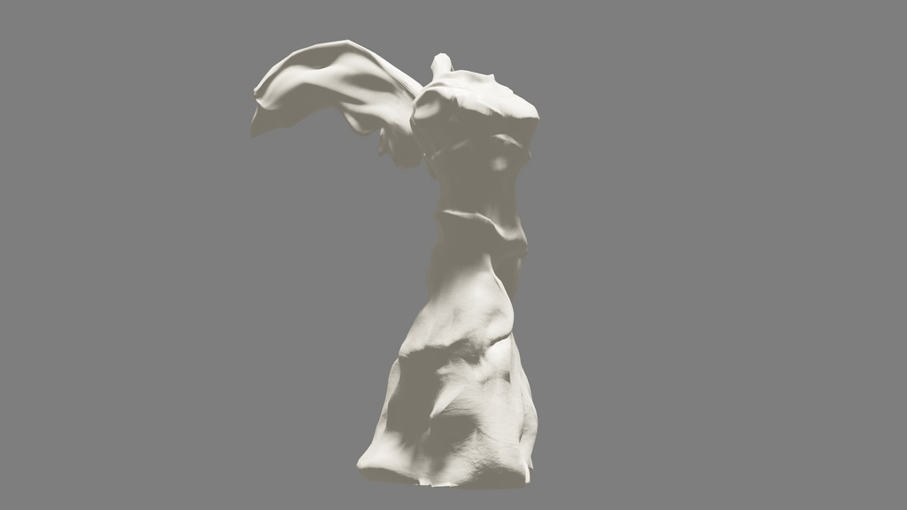 [3Dモデル]サモトラケのニケ像