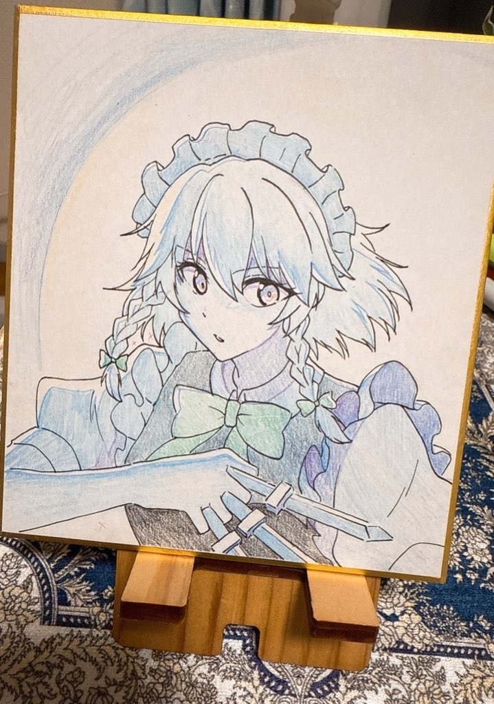 直筆咲夜さん色紙