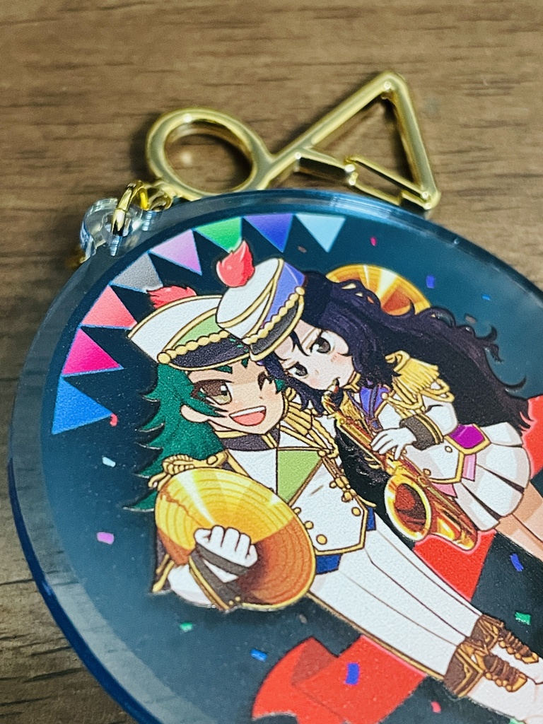 ※訳アリ ティトレイ&ヒルダ アクリルキーホルダー(青板)