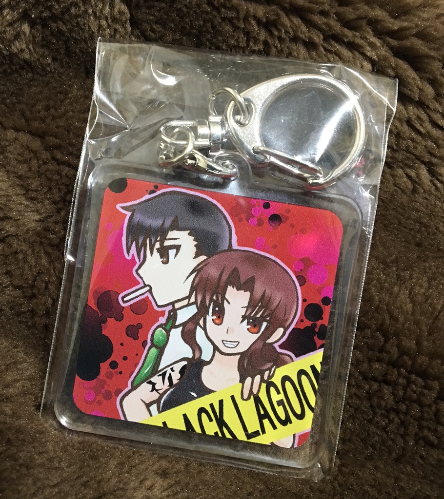 Black Lagoon ロック レヴィ アクリルキーホルダー Moonstar Booth