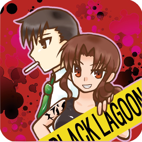 Black Lagoon ロック レヴィ アクリルキーホルダー Moonstar Booth