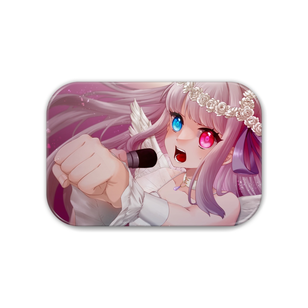 【期間限定✿歌ってみた公開記念】角丸 / 缶バッジ