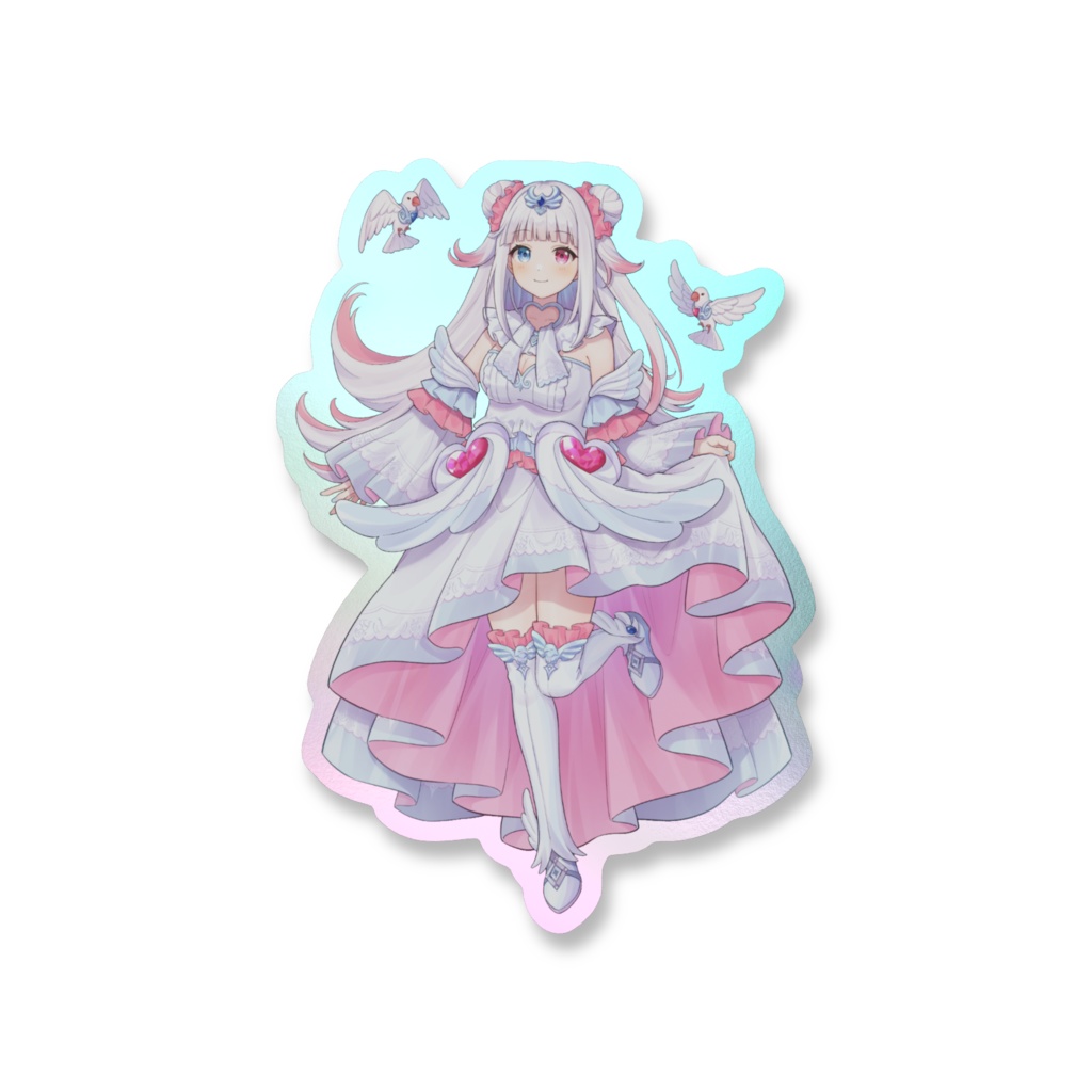 【スマホに挟める!】 ♡オーロラステッカー♡