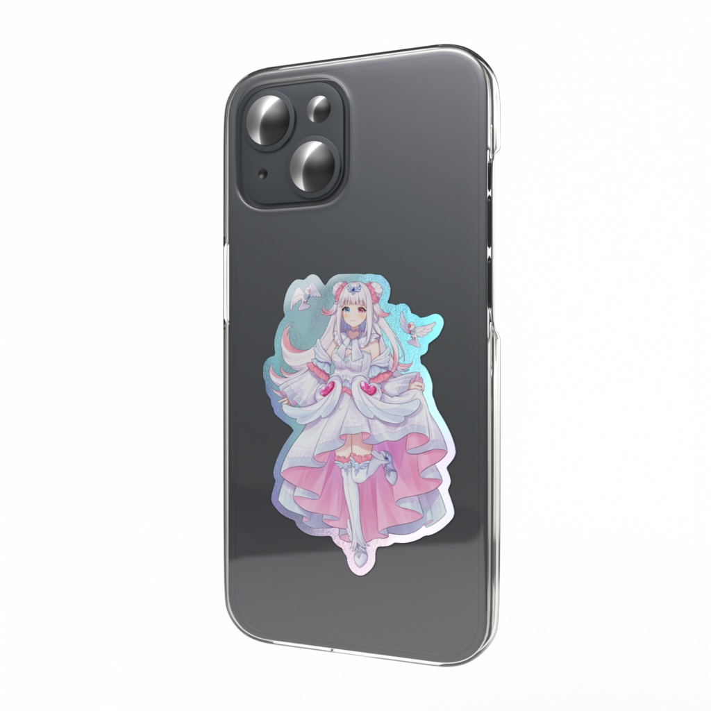 【スマホに挟める!】 ♡オーロラステッカー♡