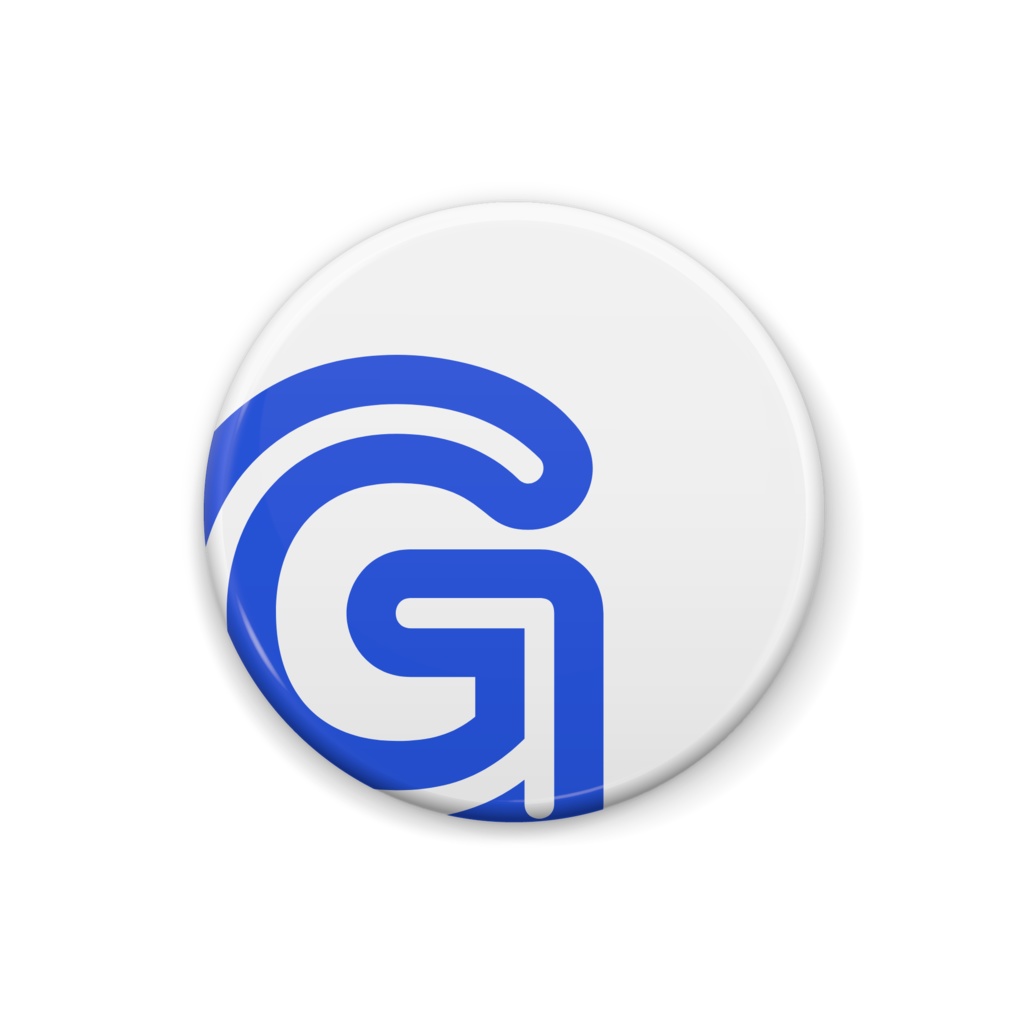 缶バッジ　アルファベット　G