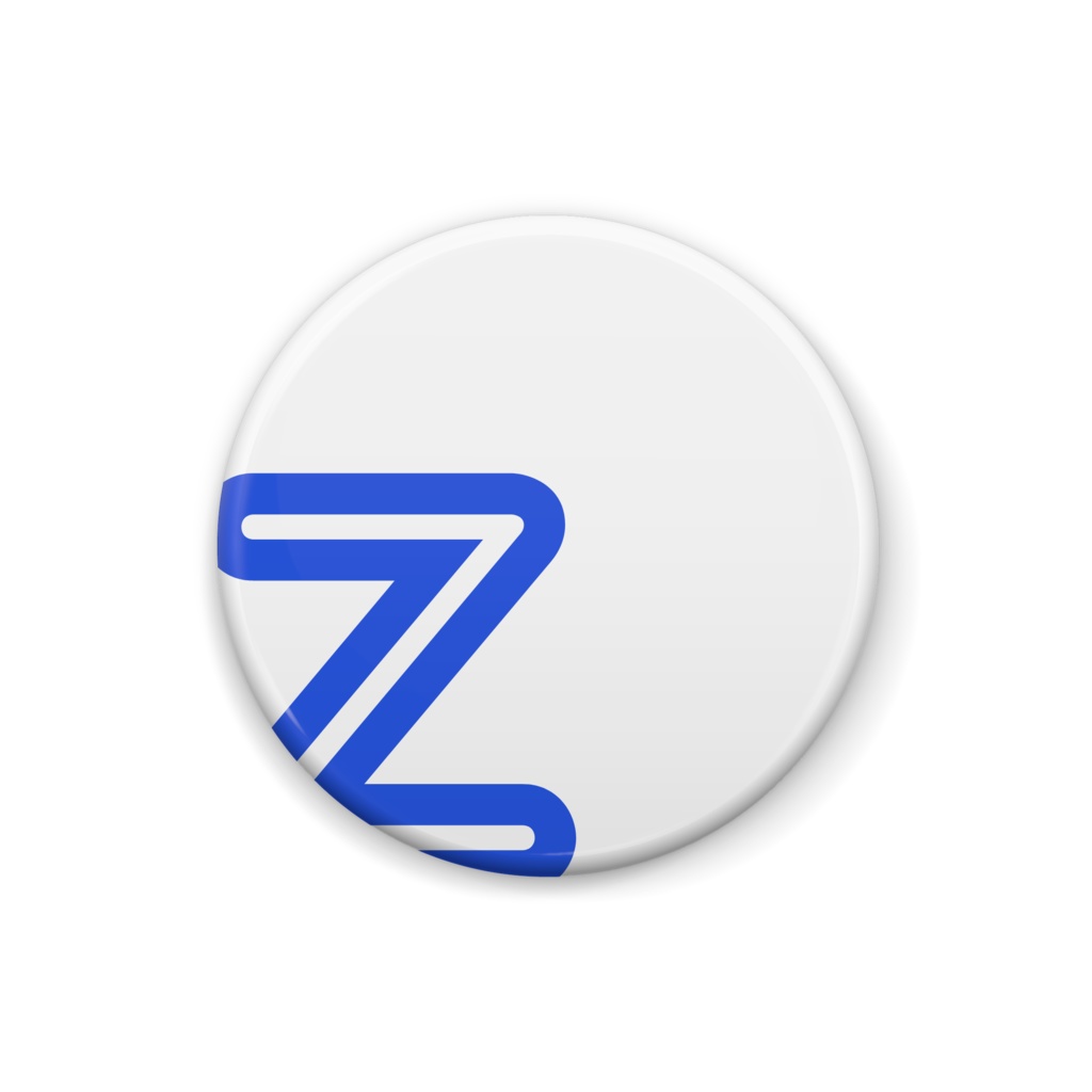 缶バッジ　アルファベット　Z