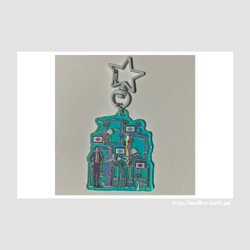 ◇アクリルキーホルダー(空の展示会)