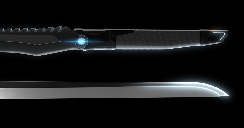 【3Dモデル】SFソード