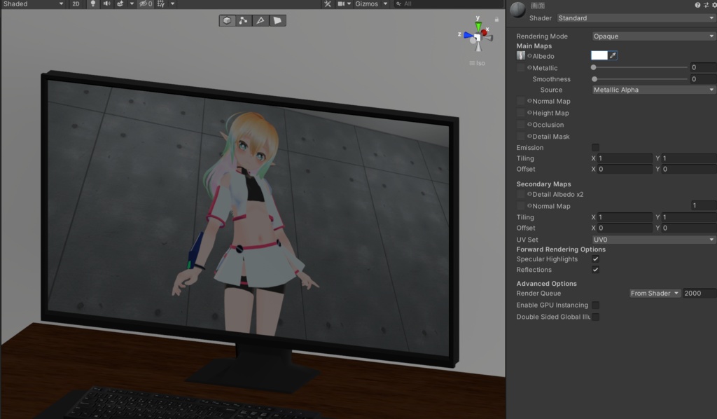 【無料】よくありそうなモニター01