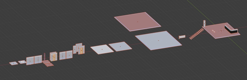 SF系シンプルな内装セット01