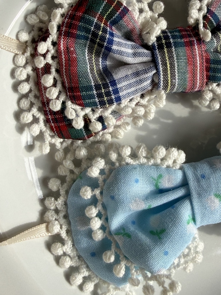 ヘッドドレス リボン レトロ風