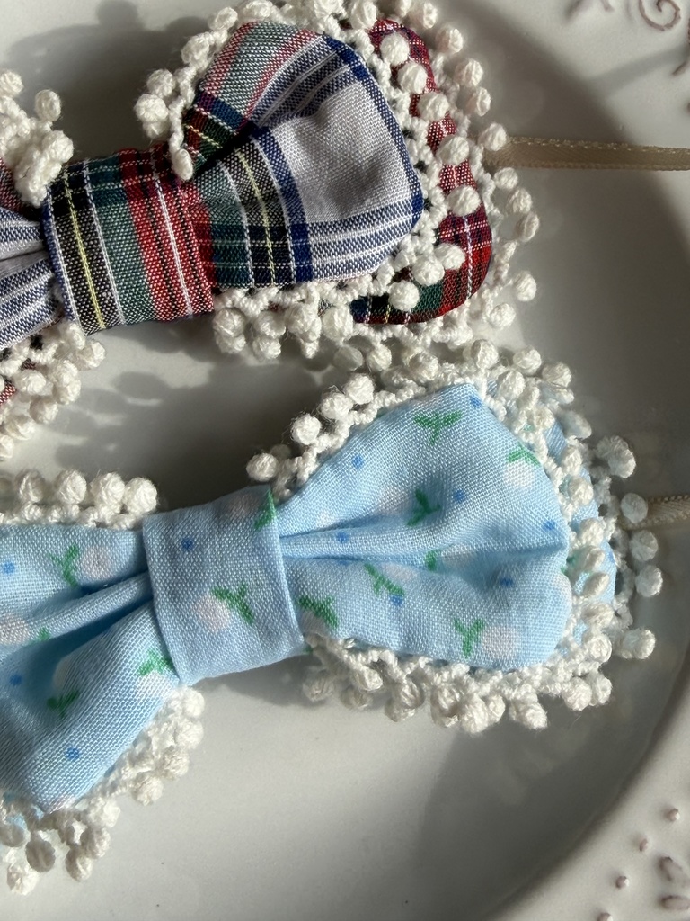 ヘッドドレス リボン レトロ風