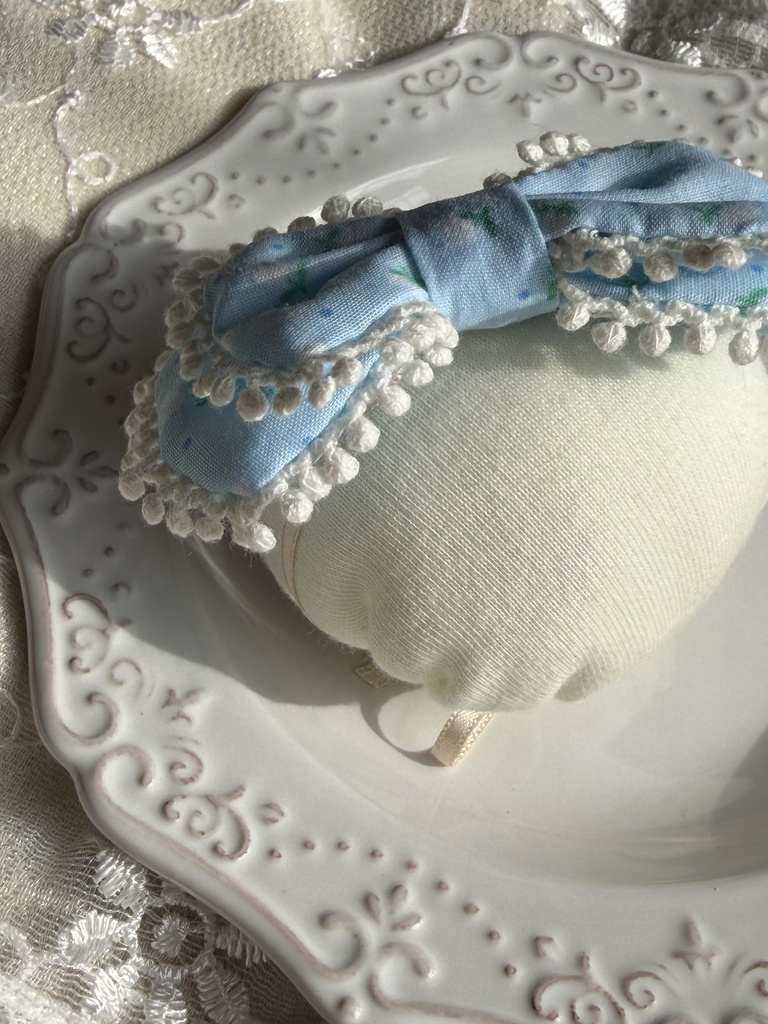 ヘッドドレス リボン レトロ風