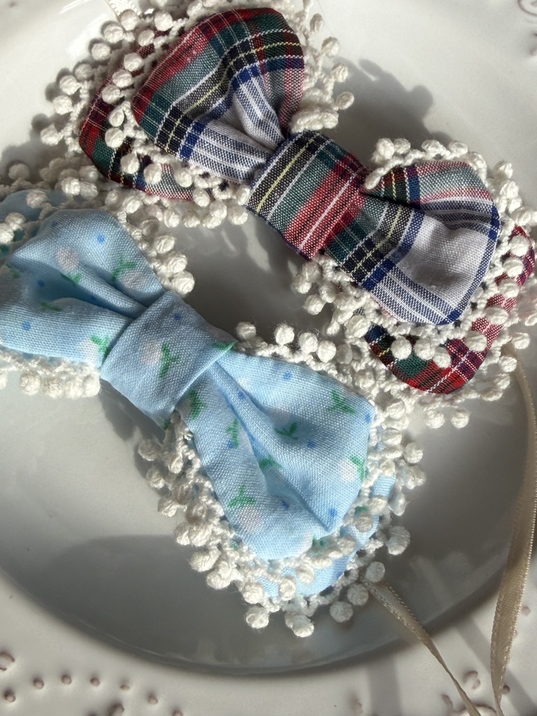 ヘッドドレス リボン レトロ風