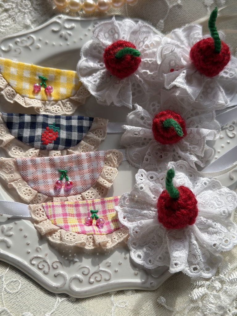 ぬいぐるみ スタイ&ヘッドピース レトロ風