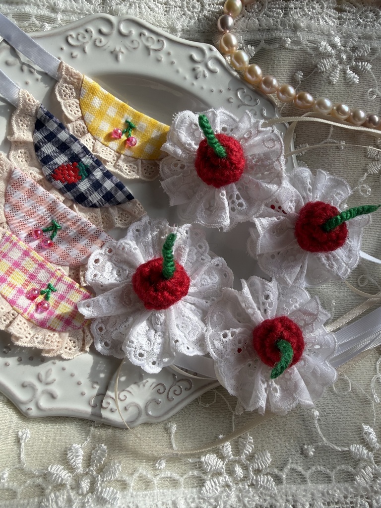 ぬいぐるみ スタイ&ヘッドピース レトロ風