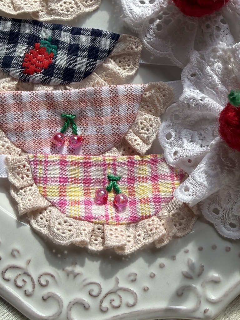 ぬいぐるみ スタイ&ヘッドピース レトロ風