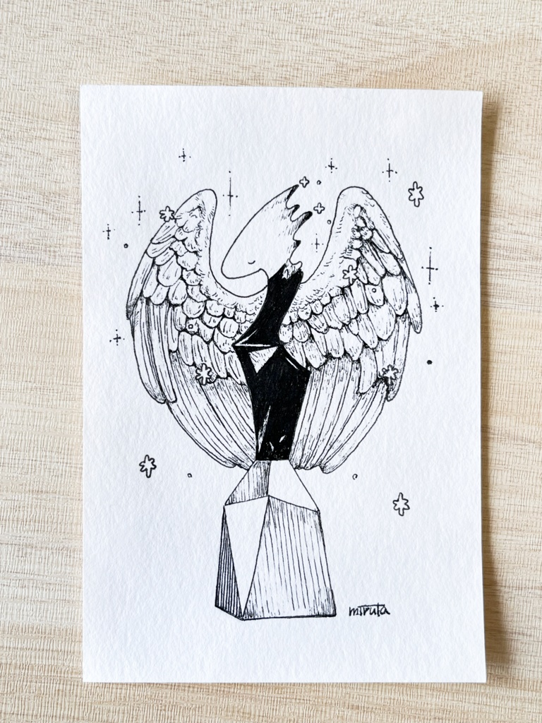 賞【はがきサイズ原画】