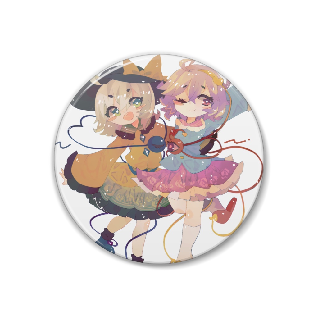 古明地一家缶バッジ