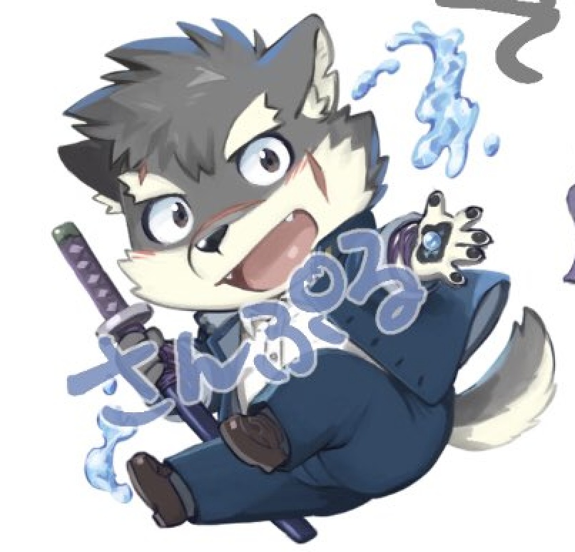 【単品】つながる八犬士アクキー　モリタカ