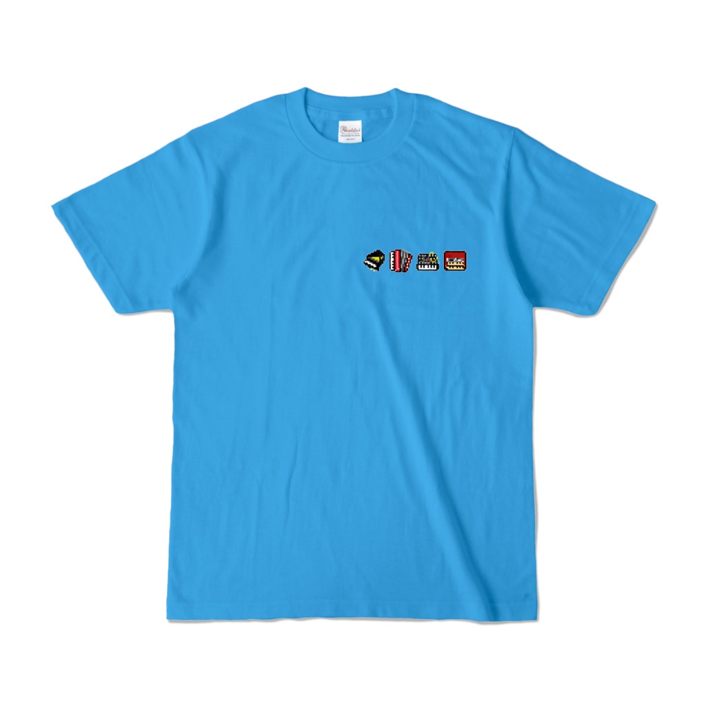 ドット絵楽器Tシャツ