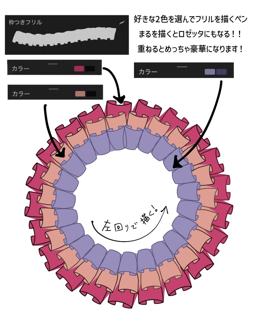 【Procreate用】推し活ブラシセット
