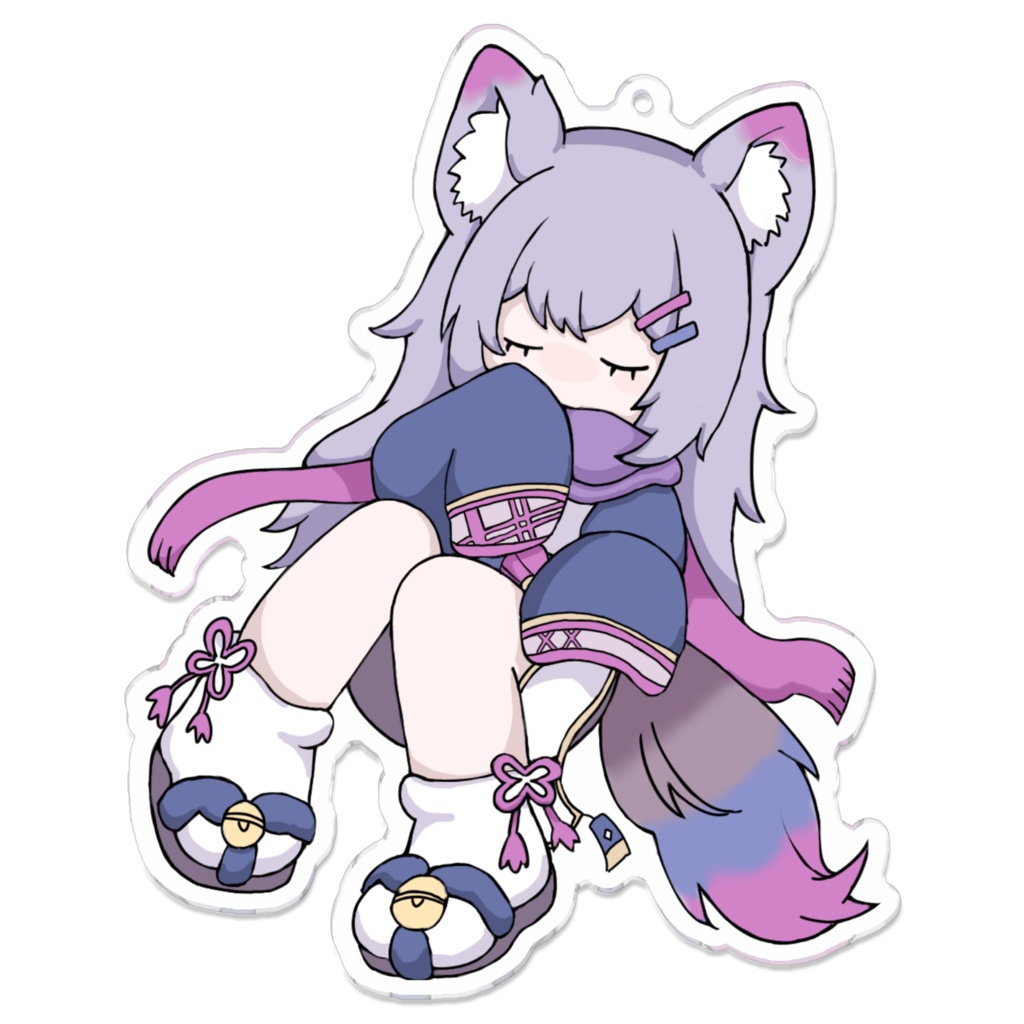 ねむねむ長アクキー