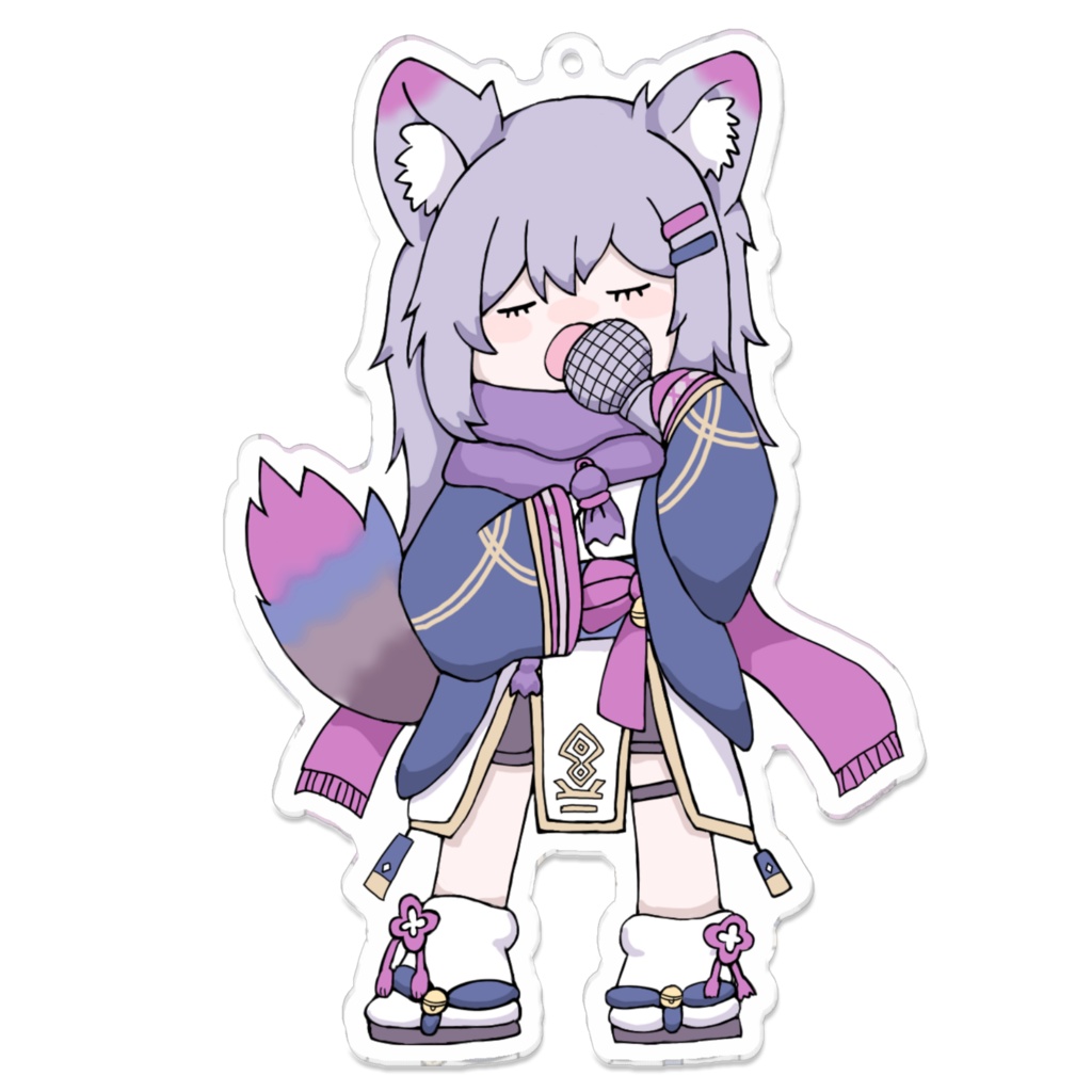歌うゆる長アクキー