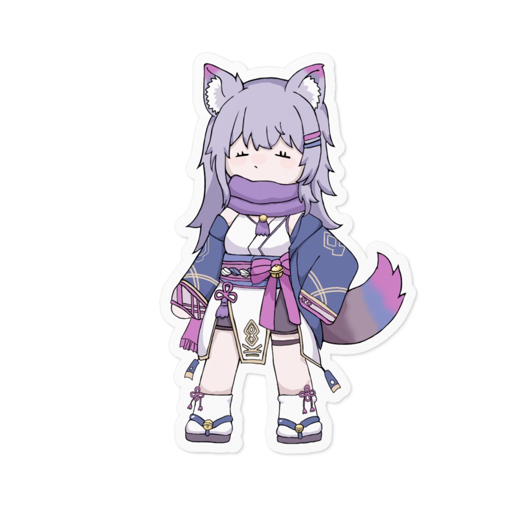 ゆる立ち長ステッカー