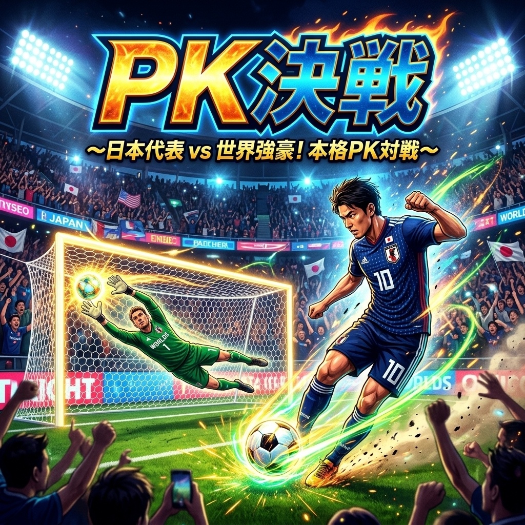 PK決戦 　〜日本代表 vs 世界強豪！本格PK対戦〜