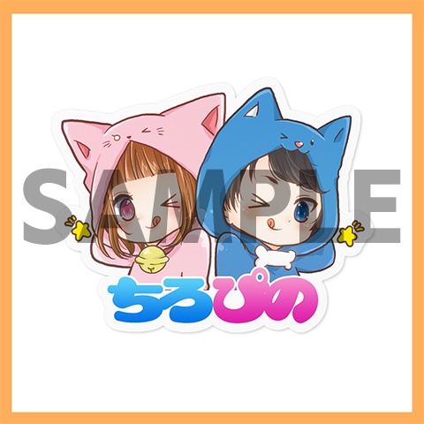 ちろぴのウィンクステッカー