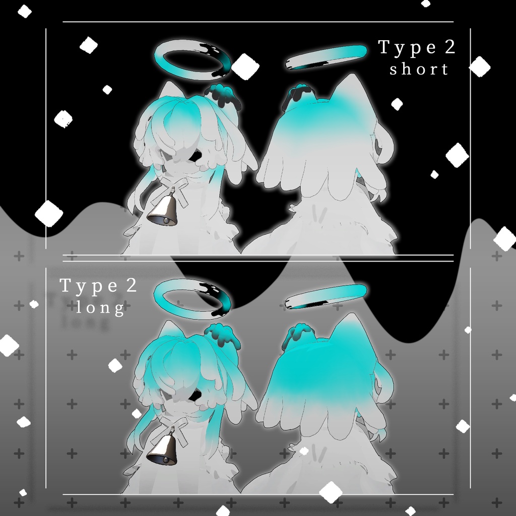 【チェニェ】グラデーションヘアテクスチャ【free有】