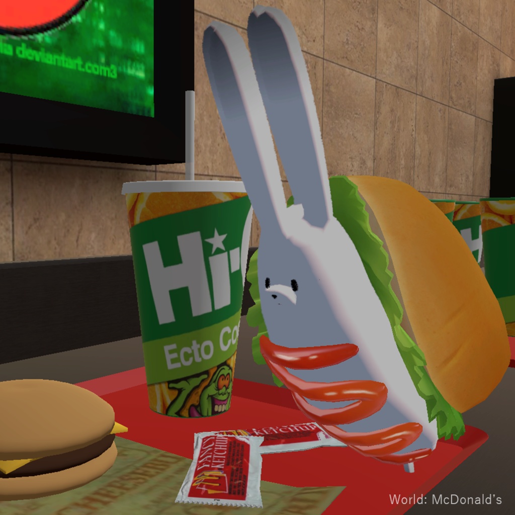 【衣装】4つみみうさぎ対応・ホットドッグHotDog