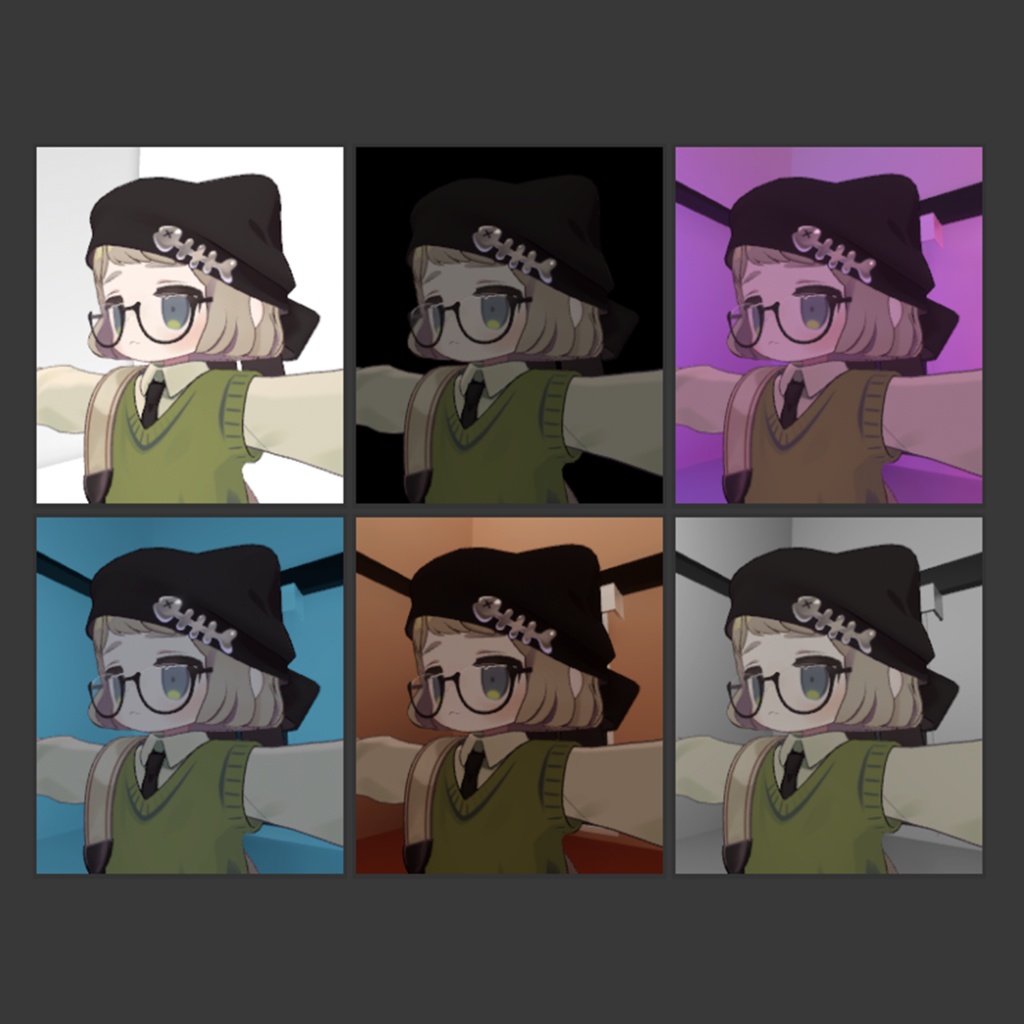 【VRC HAIR】Kipfel/Lapwing対応・ゆるふわショート Short Permed