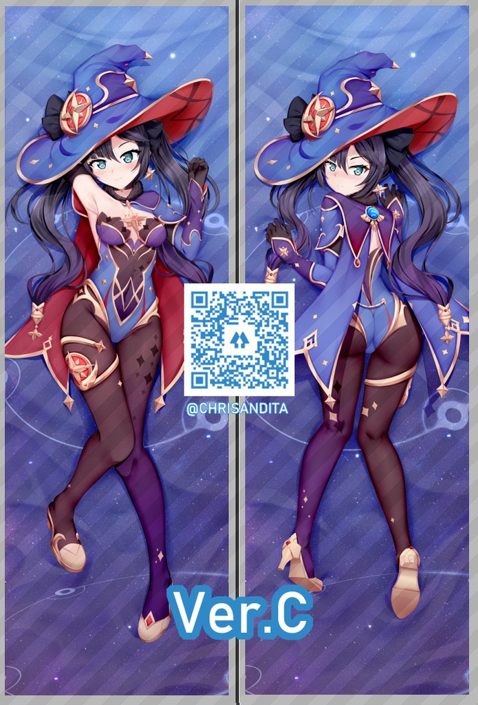Dakimakura Mona - Genshin Impact / 抱き枕 莫娜 - 原神