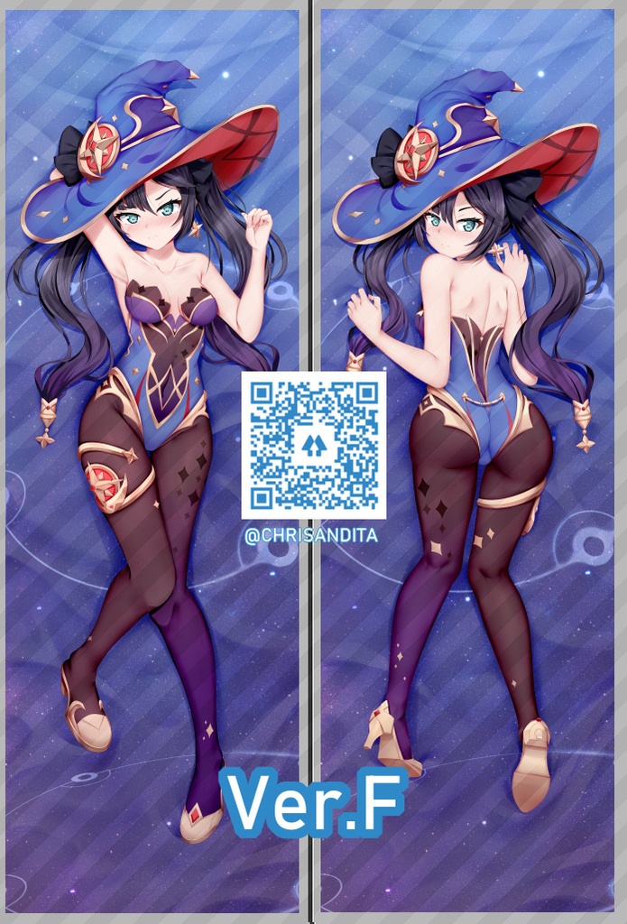 Dakimakura Mona - Genshin Impact / 抱き枕 莫娜 - 原神