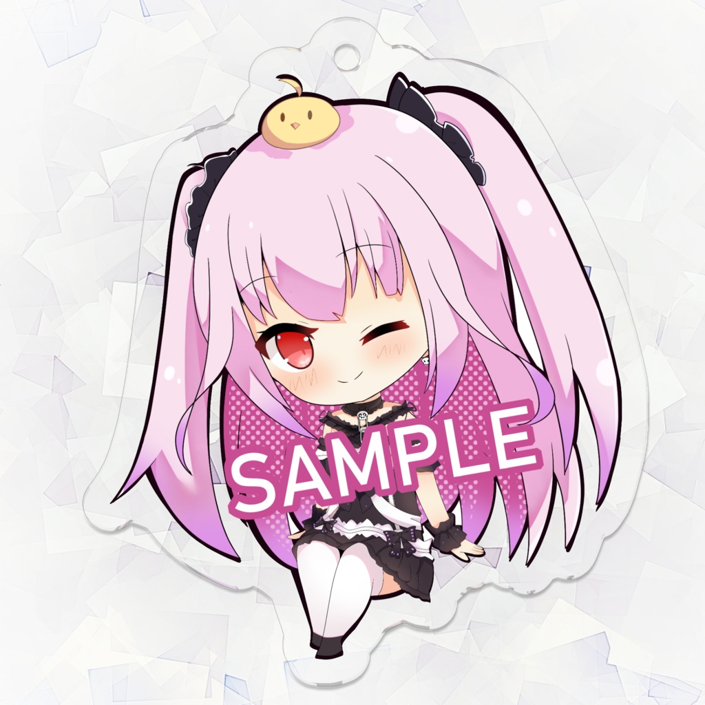 潤羽るしあ【アクリルキーホルダー】/ Uruha Rushia Acrylic Keychain 50mm×50mm