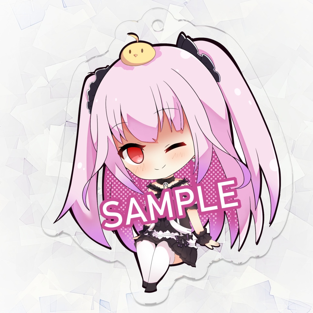 潤羽るしあ ver.2【アクリルキーホルダー】/ Uruha Rushia ver.2 Acrylic Keychain 70mm×70mm