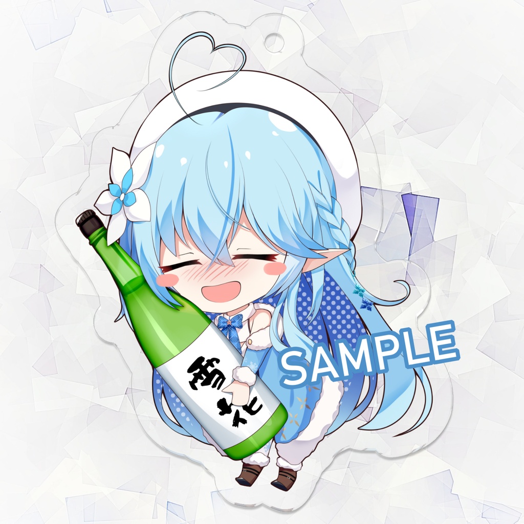 雪花ラミィ Ver.2【アクリルキーホルダー】/ Yukihana Lamy Ver.2 Acrylic Keychain 50mm×50mm