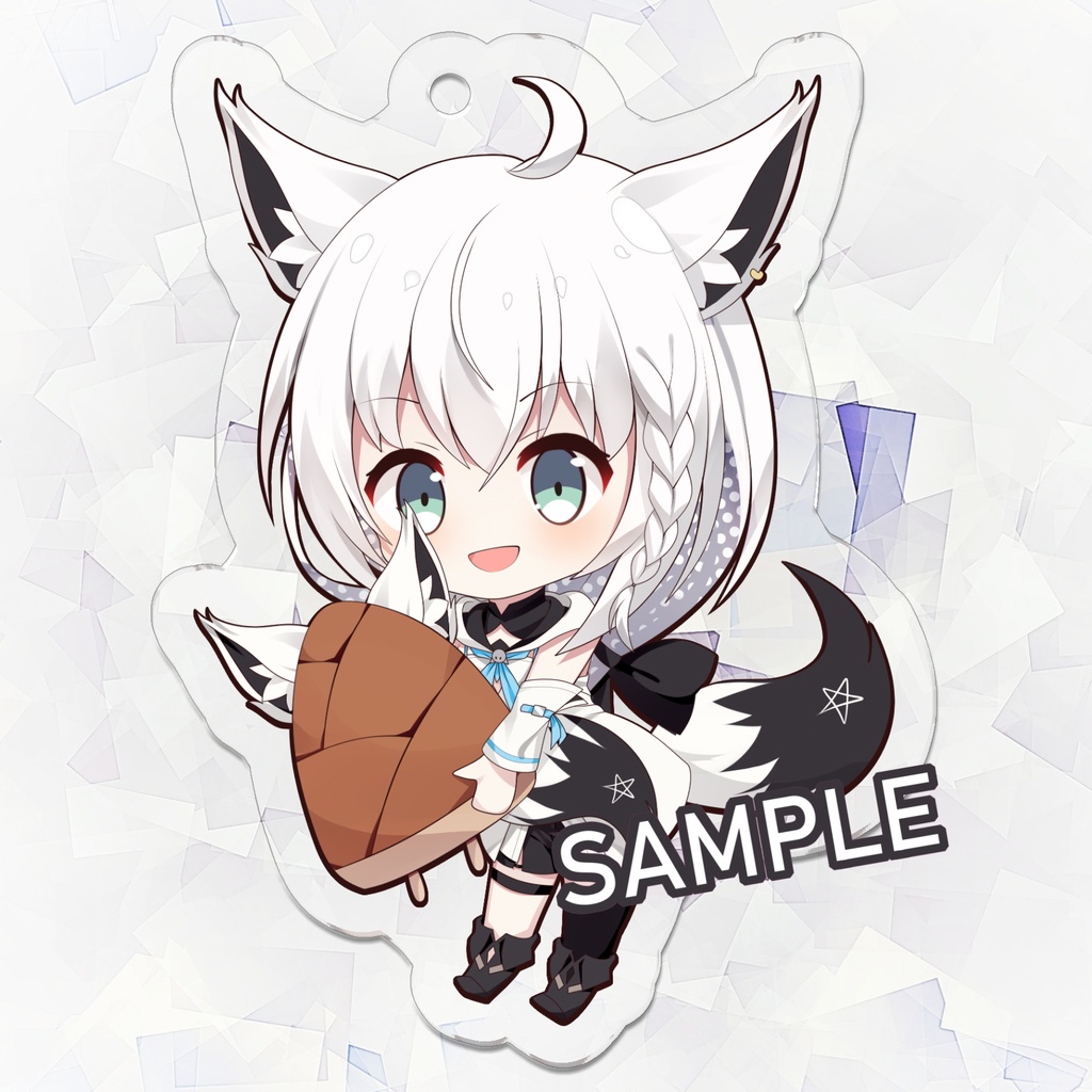 白上フブキ【アクリルキーホルダー】/ Shirakami Fubuki Acrylic Keychain 50mm×50mm