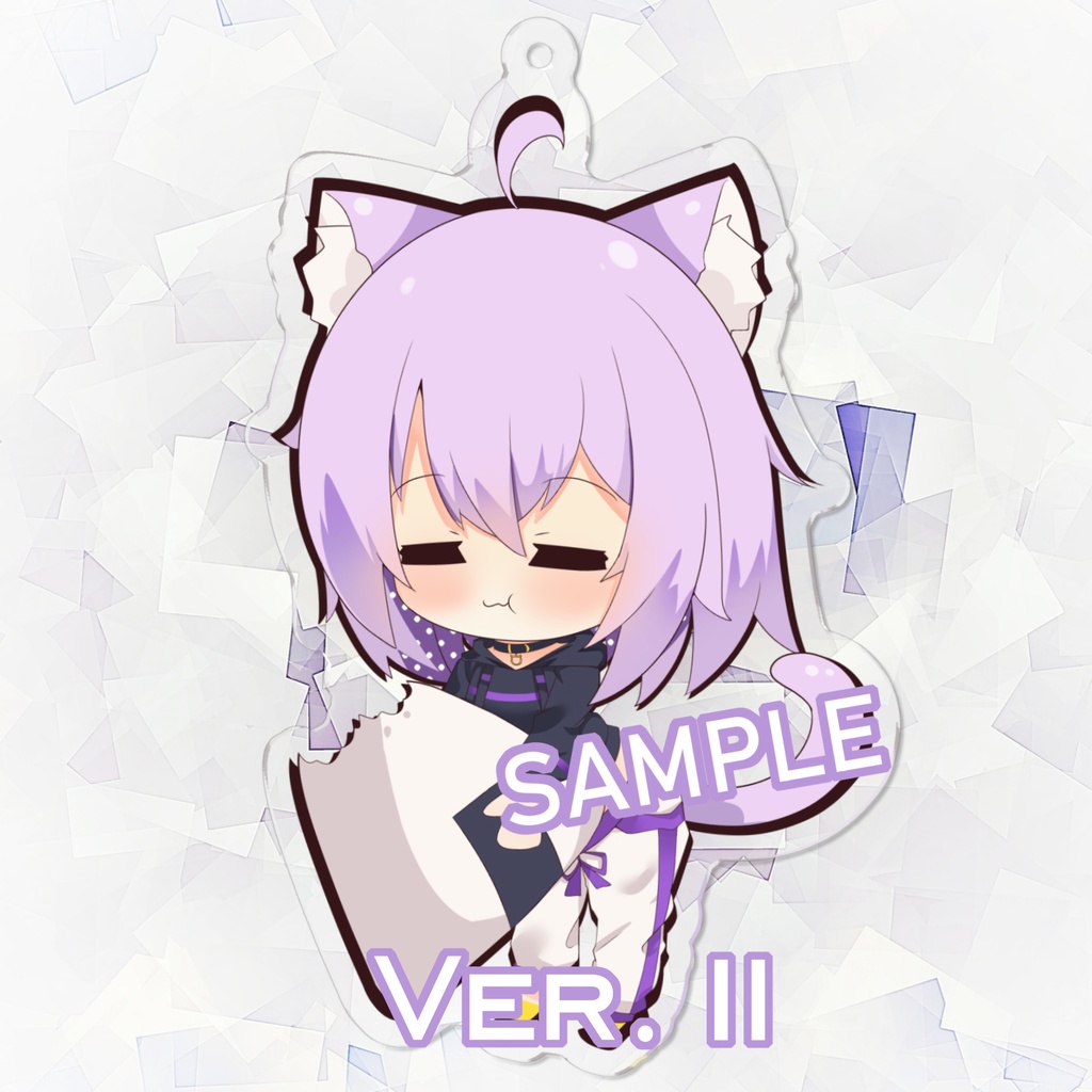 猫又おかゆ【アクリルキーホルダー】/ Nekomata Okayu Acrylic Keychain 70mm×70mm