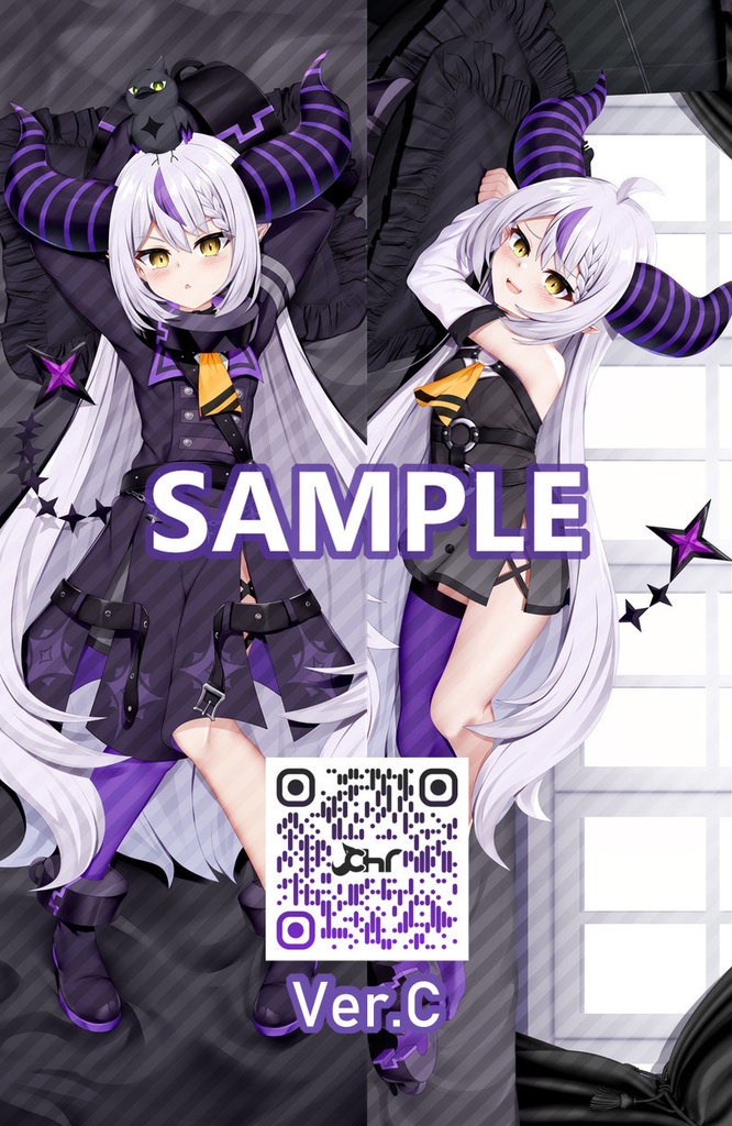 Dakimakura Hololive La+ Darknesss - ホロライブ ラプラス・ダークネス 抱き枕カバー