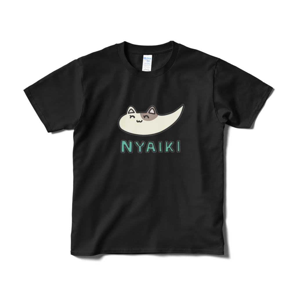 猫のtシャツ ブラック くちのまるストア Booth