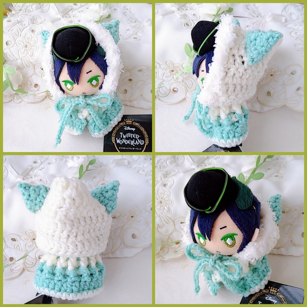 10センチぬい着ぐるみポンチョ 【ミルクカラー各5色】