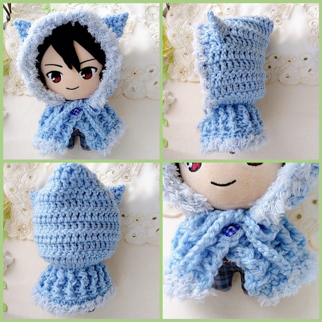 16cmぬい着ぐるみ 水色