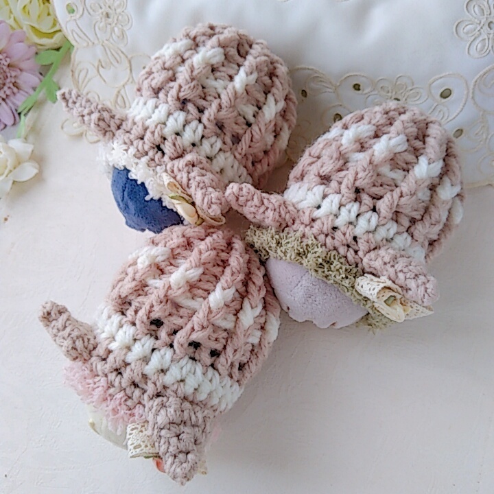 もちマス着ぐるみ ナチュラルレース