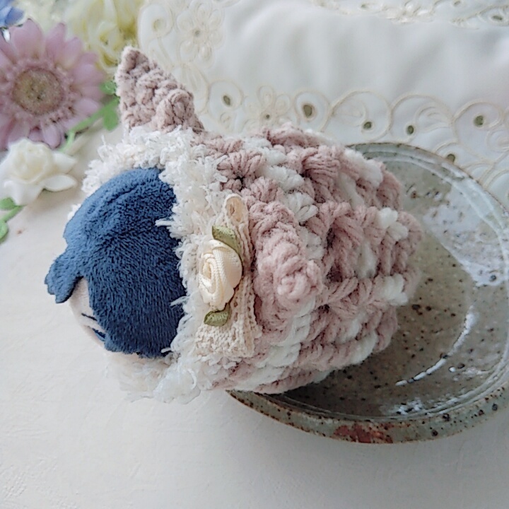 もちマス着ぐるみ ナチュラルレース