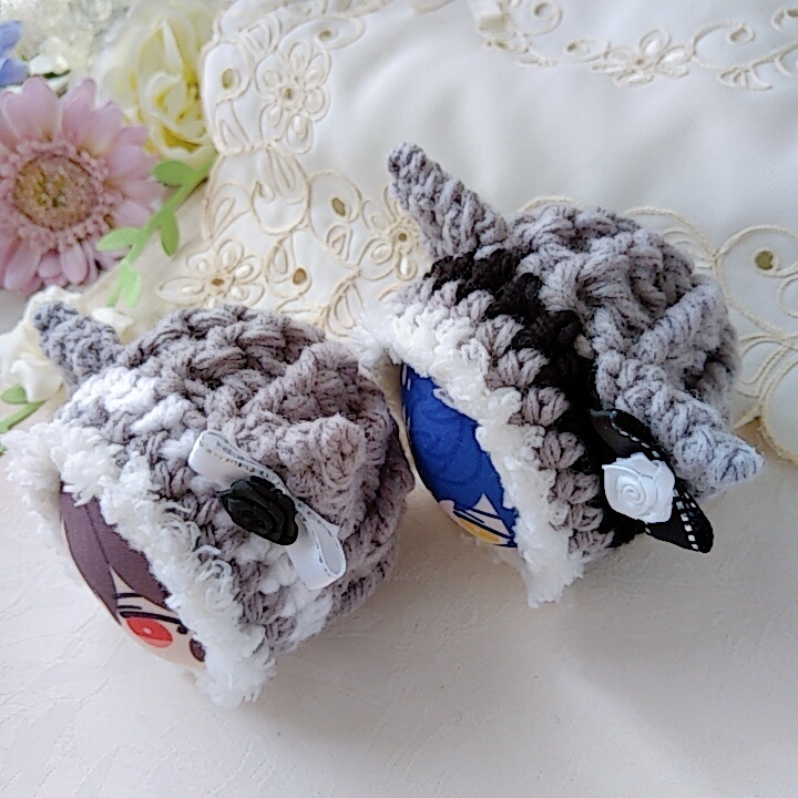 おまんじゅう着ぐるみ モノトーン