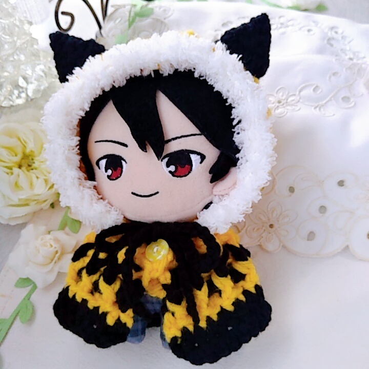 16センチ着ぐるみポンチョ ミツバチ色