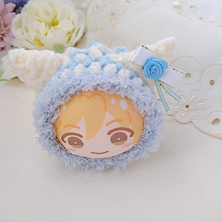 おまんじゅう着ぐるみ ミルクブルー